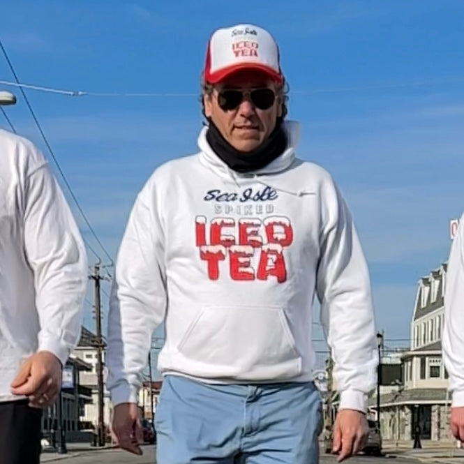Sea Isle Spiked Iced Tea White Hoodie