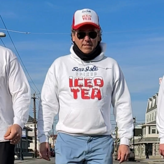 Sea Isle Spiked Iced Tea White Hoodie